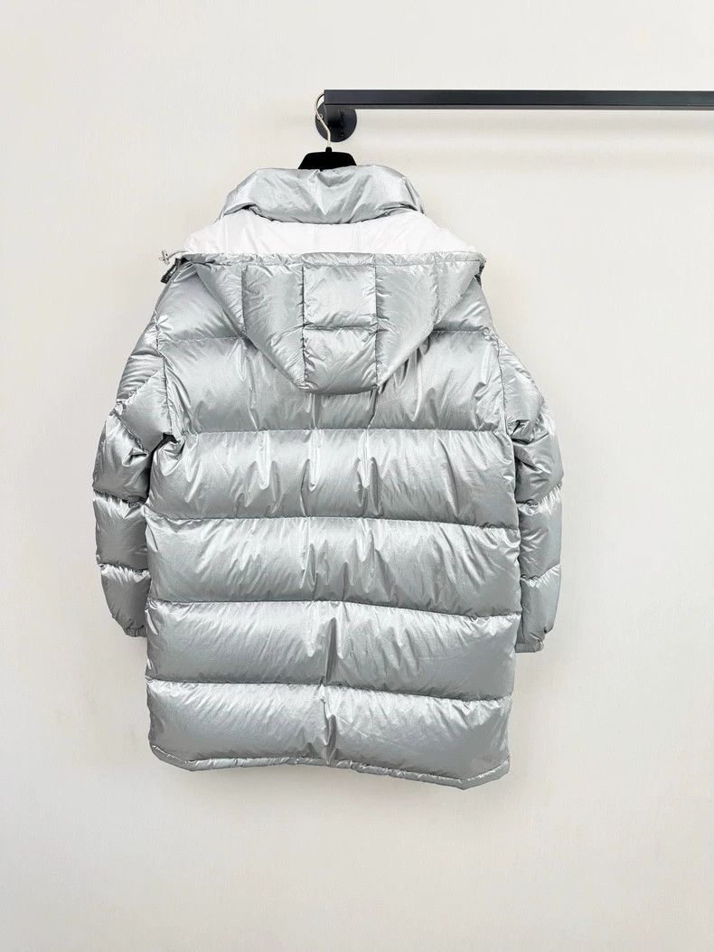 Moncler Moncler Silver Puffer Jacket Size 1 Size XL / US 12-14 / IT 48-50 - 7 Thumbnail