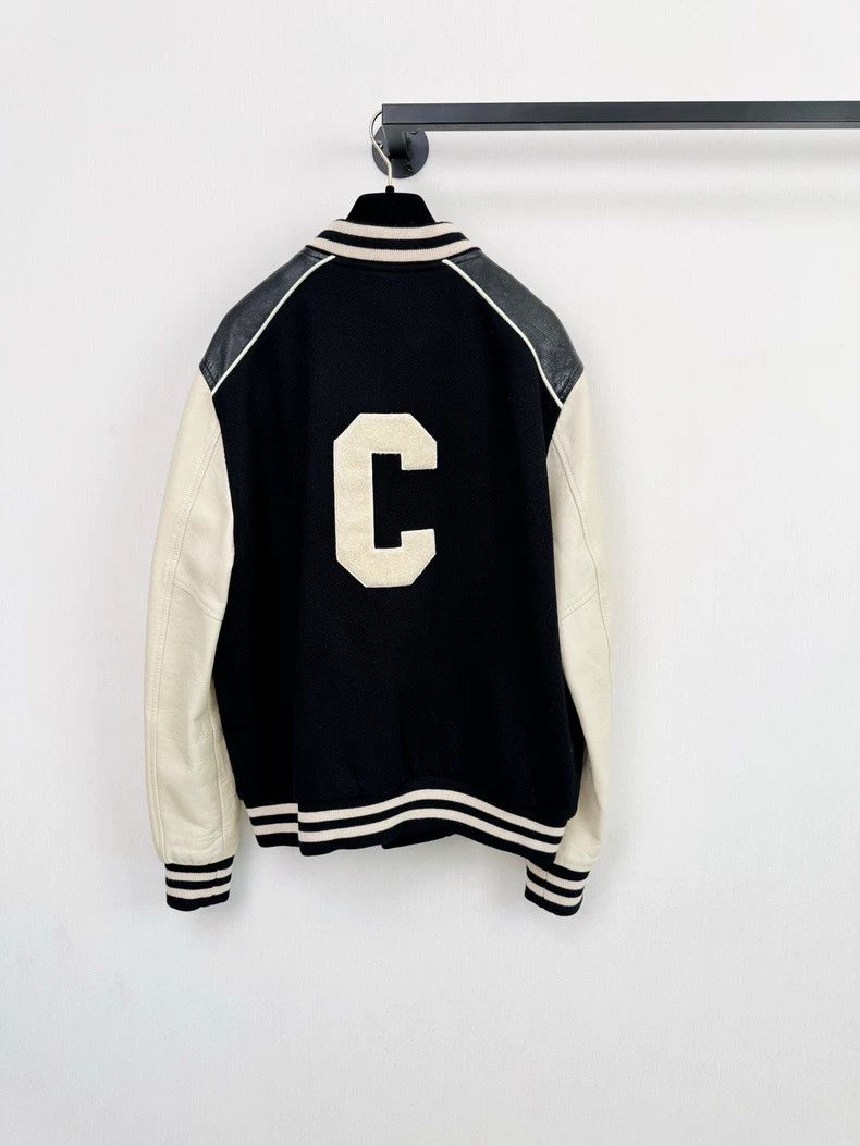 Celine Celine Varsity Jacket with White Sleeves Size XL / US 12-14 / IT 48-50 - 5 Thumbnail