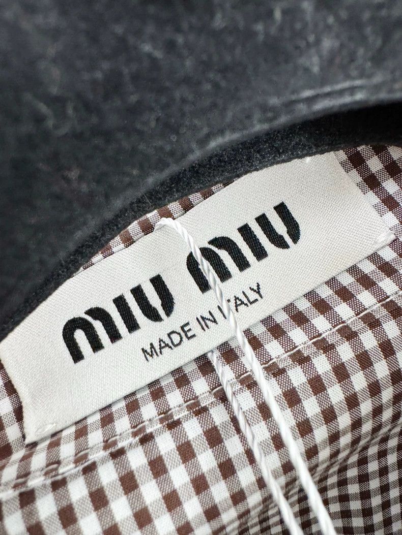 Miu Miu Miumiu Cropped Checkered Shirt Almost New Size S / US 4 / IT 40 - 3 Thumbnail