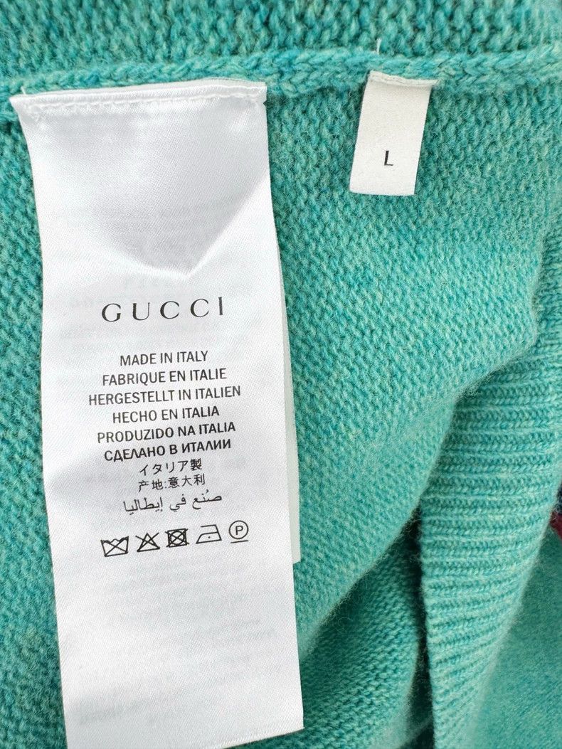 Gucci Gucci Sequin Sweater with Colorful Design Size L / US 10 / IT 46 - 5 Thumbnail