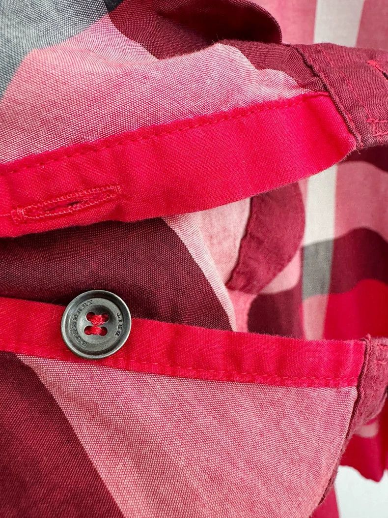Burberry Burberry Red Checkered Shirt Size S Size S / US 4 / IT 40 - 3 Thumbnail