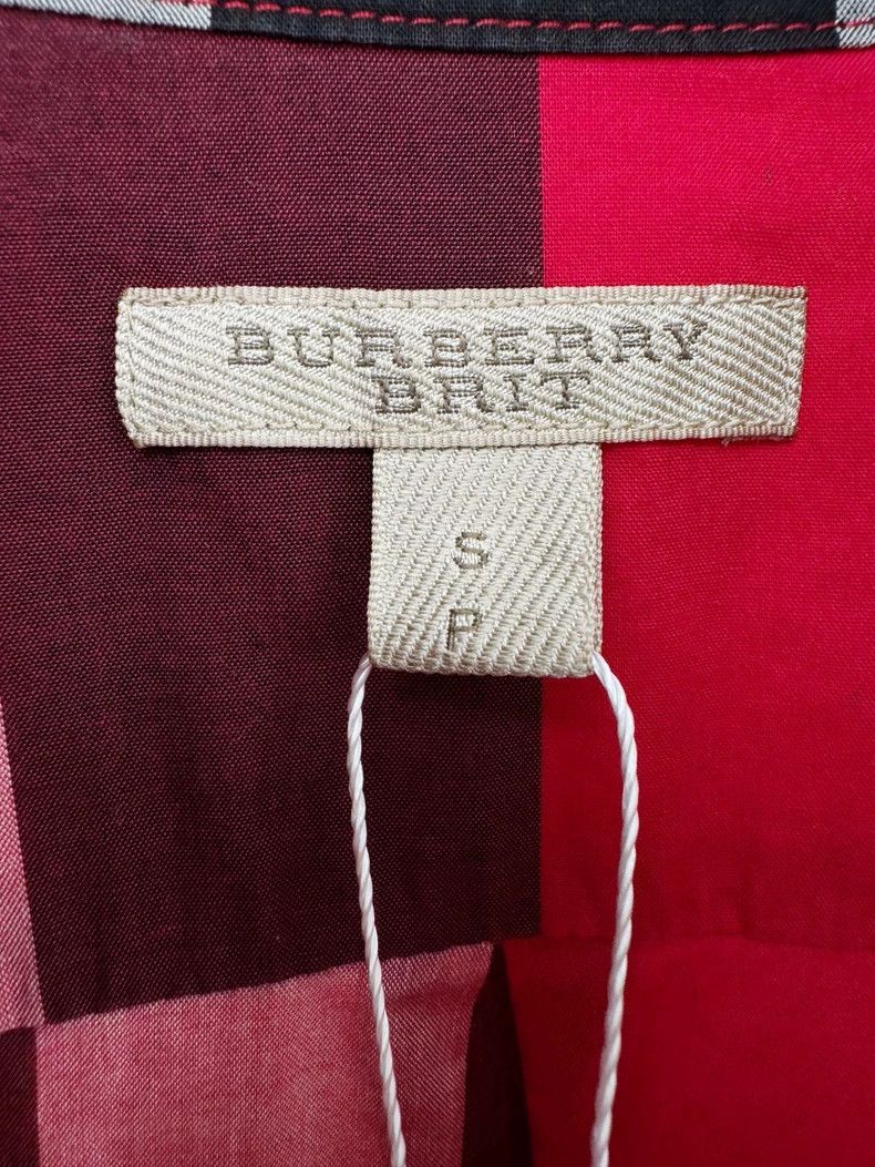 Burberry Burberry Red Checkered Shirt Size S Size S / US 4 / IT 40 - 2 Thumbnail