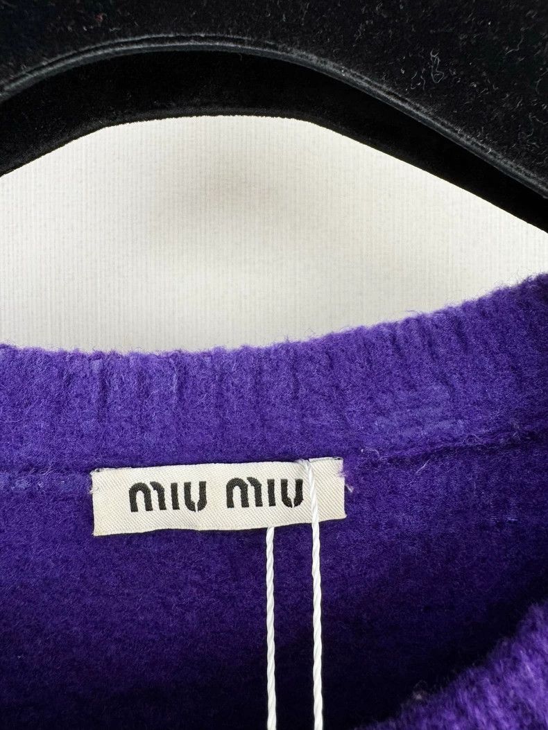 Prada Miumiu Purple Sweater Size 38 Size M / US 6-8 / IT 42-44 - 2 Thumbnail