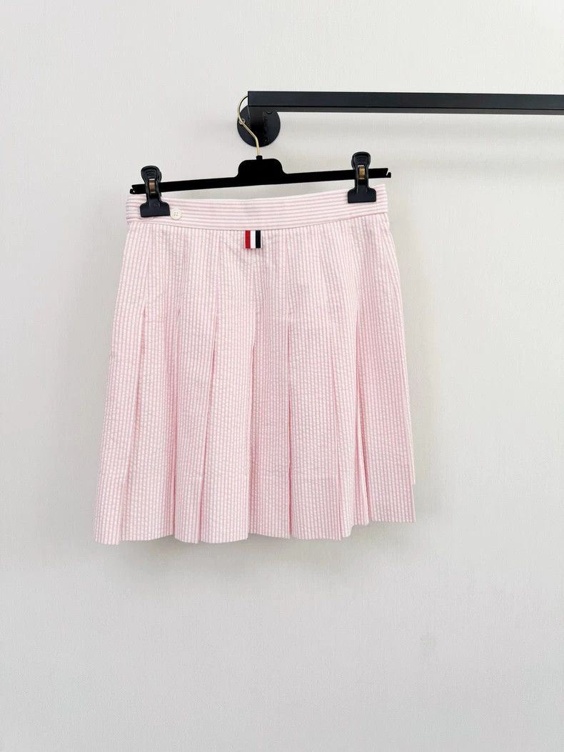 Thom Browne Thom Browne Pink Pleated Skirt Size 38 Size 38" / US 16 / IT 52 - 7 Thumbnail