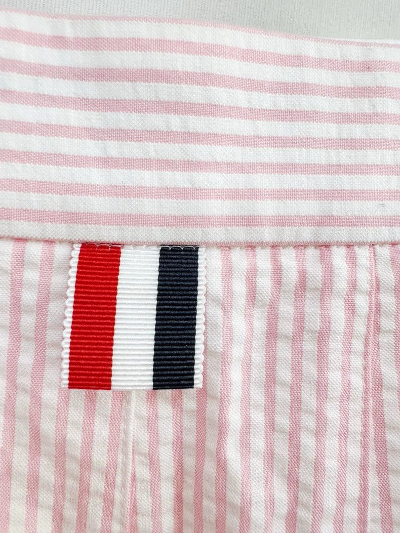 Thom Browne Thom Browne Pink Pleated Skirt Size 38 Size 38" / US 16 / IT 52 - 3 Thumbnail