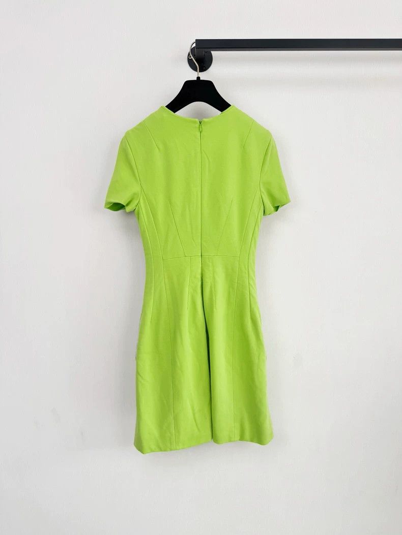 Diane von Furstenberg DVF Dress Size 0 Green Excellent Condition Size XS / US 0-2 / IT 36-38 - 7 Thumbnail