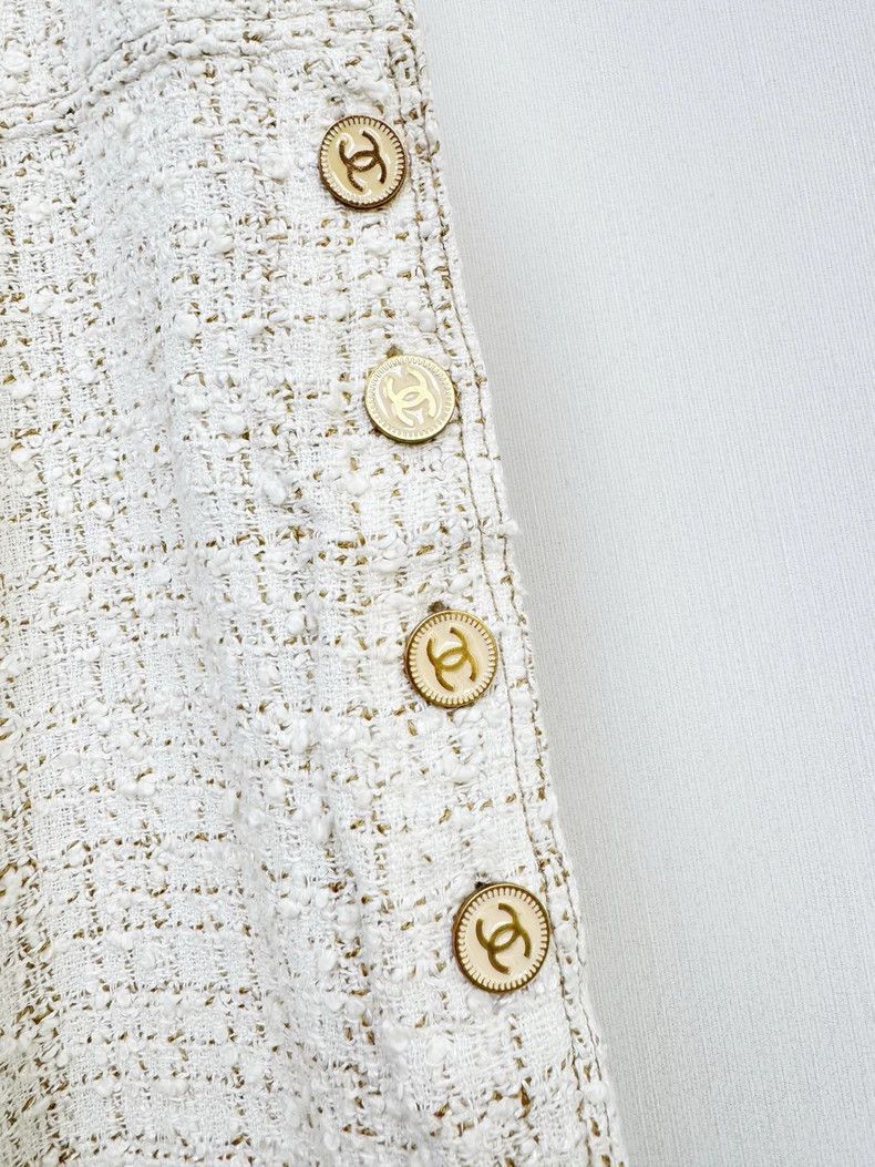 Chanel Chanel Woven Overalls for Women, Size 34 Size 34" / US 12 / IT 48 - 3 Thumbnail