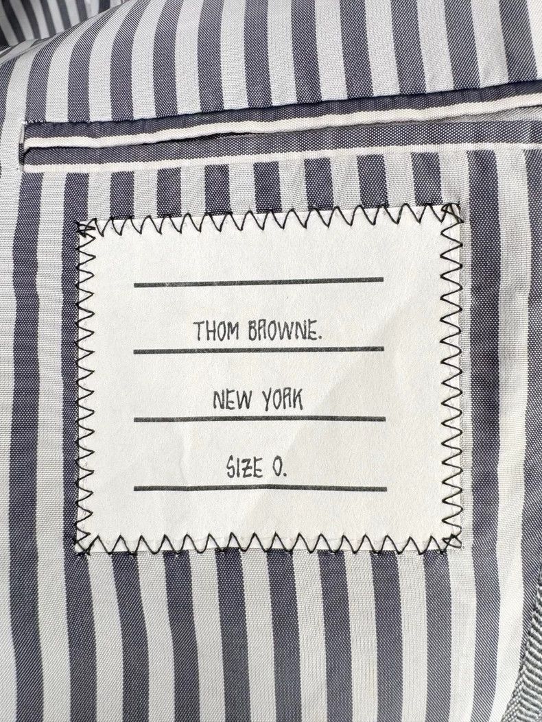 Thom Browne Thom Browne Wool Suit Jacket Size 0 Size XS / US 0-2 / IT 36-38 - 4 Thumbnail