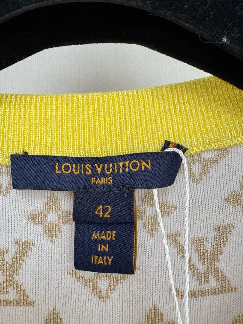 Louis Vuitton Louis Vuitton Pink Knit Sweater with Beige Sleeves Size L / US 10 / IT 46 - 2 Thumbnail
