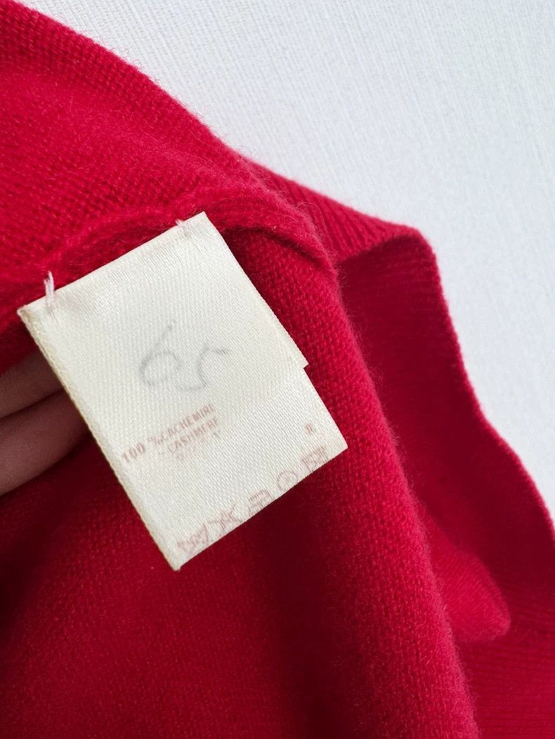 Louis Vuitton Louis Vuitton Red Cashmere Sweater M Size Size M / US 6-8 / IT 42-44 - 4 Thumbnail