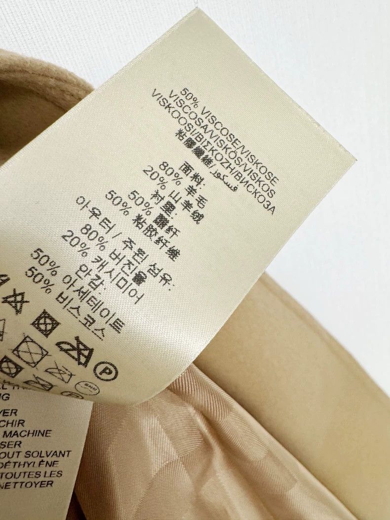 Burberry Burberry Cashmere Wool Overcoat Size UK4 Size XS / US 0-2 / IT 36-38 - 6 Thumbnail