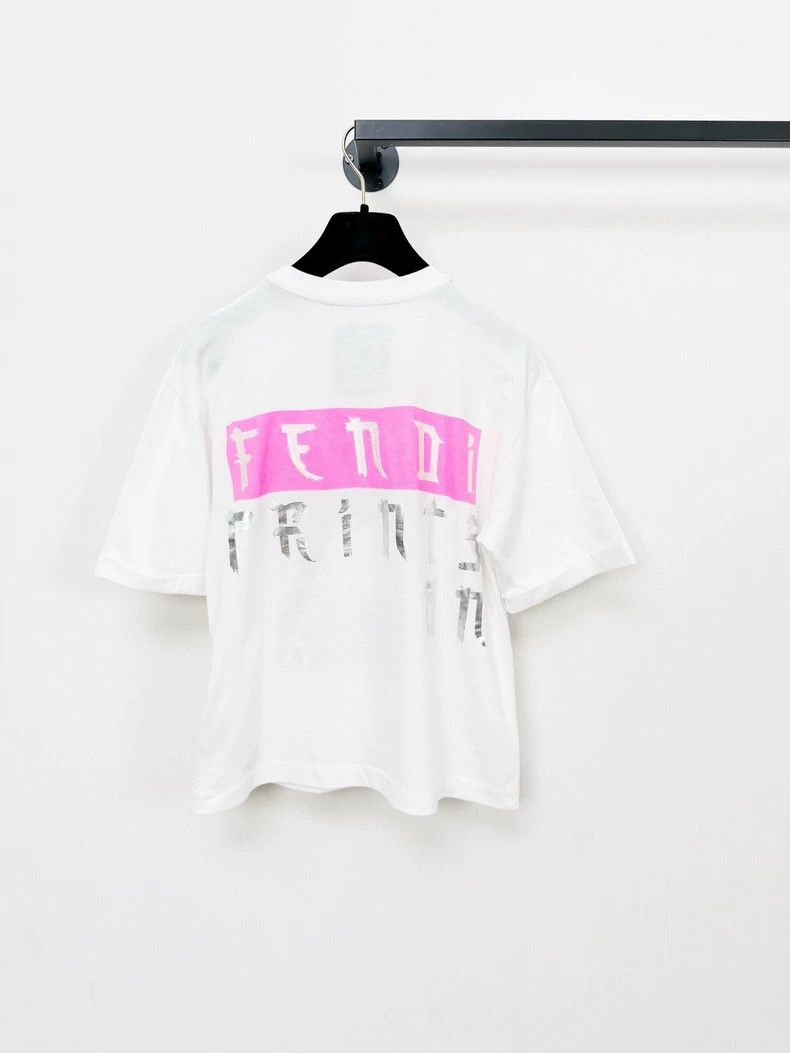 Fendi Fendi Short Sleeve Graphic T-Shirt Size XS Size XS / US 0-2 / IT 36-38 - 4 Thumbnail