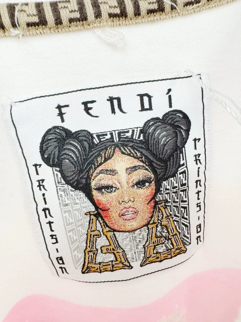 Fendi Fendi Short Sleeve Graphic T-Shirt Size XS Size XS / US 0-2 / IT 36-38 - 3 Thumbnail