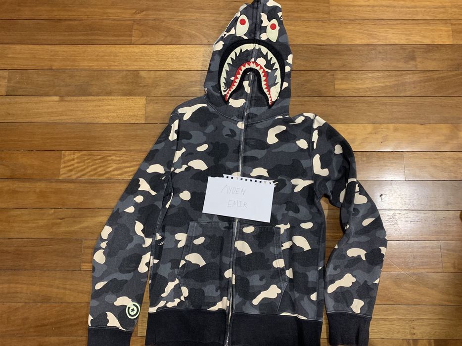 Bape jacket glow in cheap the dark