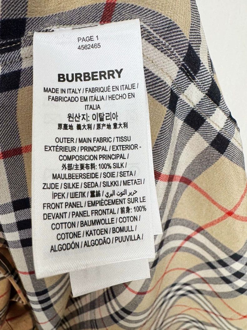 Burberry Burberry Checked Shirt Dress Size UK8 Size M / US 6-8 / IT 42-44 - 4 Thumbnail