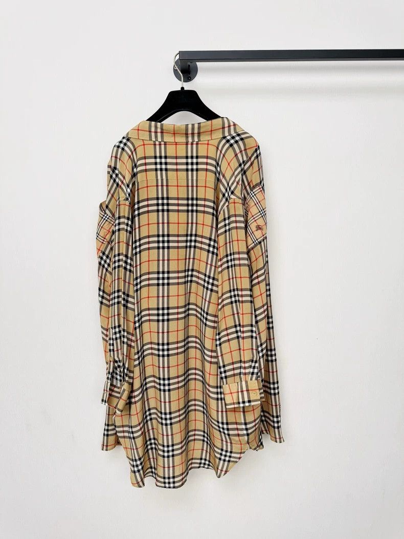 Burberry Burberry Checked Shirt Dress Size UK8 Size M / US 6-8 / IT 42-44 - 6 Thumbnail