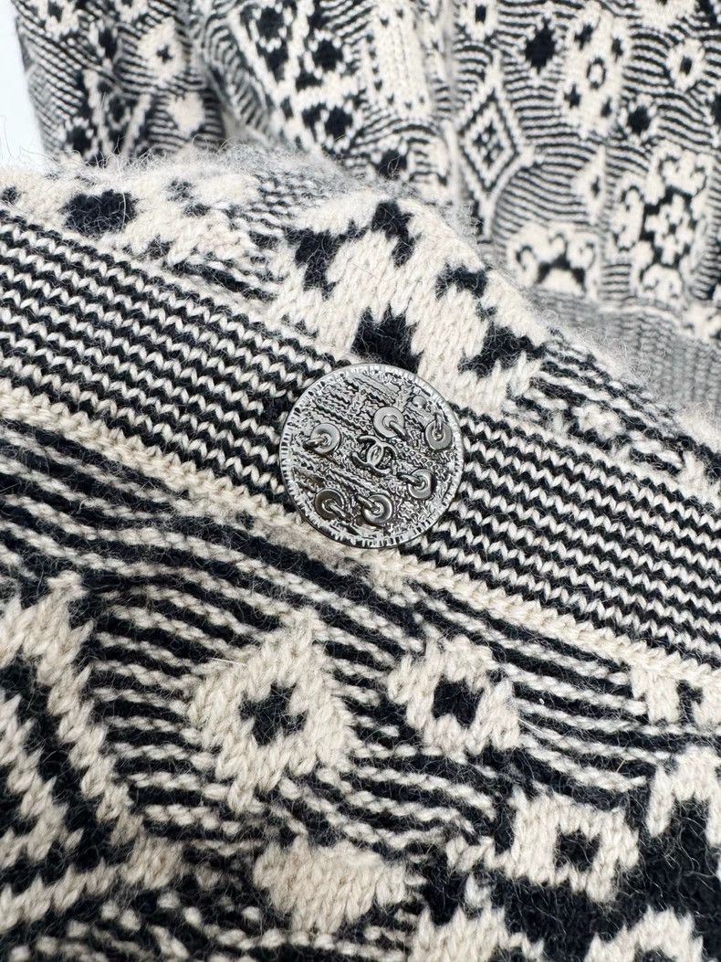 Chanel Chanel Knit Dress in Black and White Size M / US 6-8 / IT 42-44 - 3 Thumbnail
