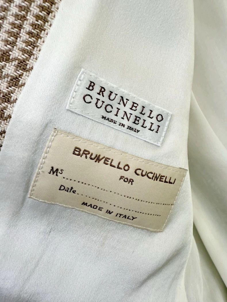 Brunello Cucinelli Brunello Cucinelli Plaid Blazer Size 44 Size M / US 6-8 / IT 42-44 - 2 Thumbnail