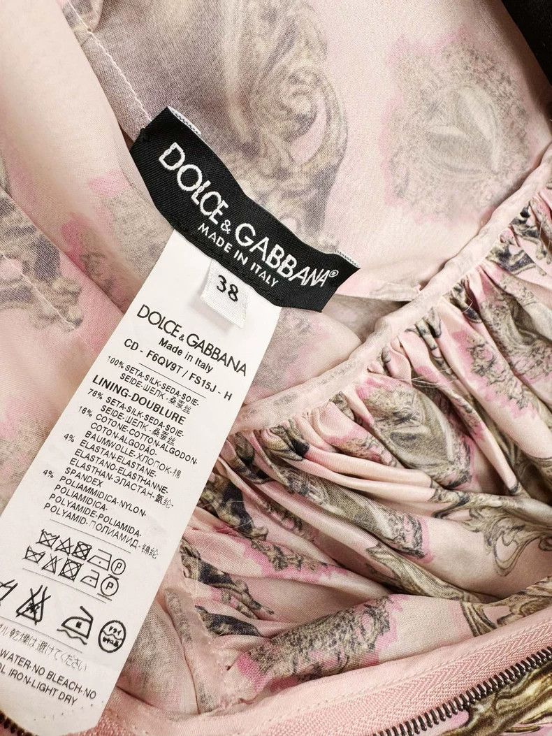 Dolce & Gabbana Dolce & Gabbana Silk Heart Dress Size M / US 6-8 / IT 42-44 - 5 Thumbnail
