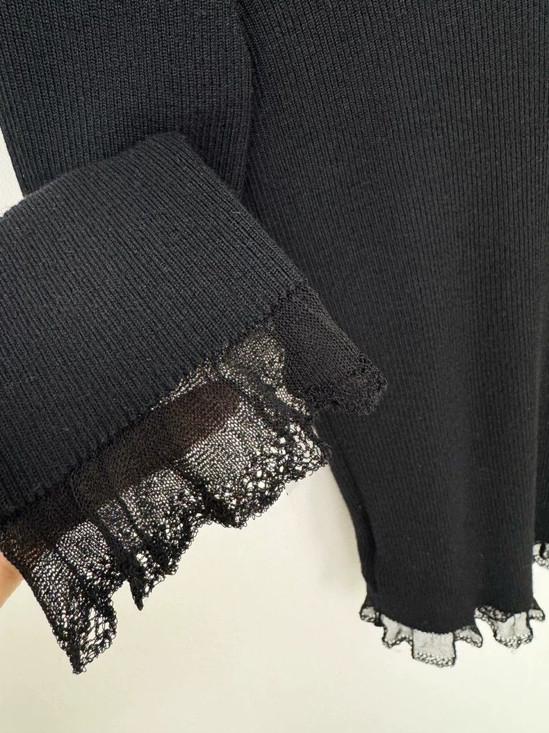 Miu Miu Miumiu Wool Silk Sweater Top for Women Size M / US 6-8 / IT 42-44 - 3 Thumbnail