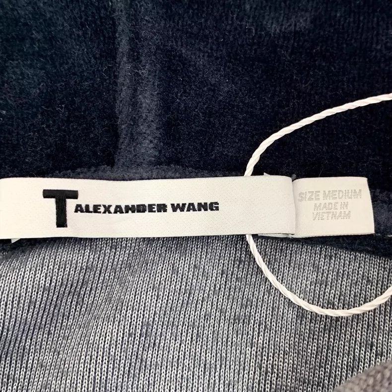 Alexander Wang Alexander Wang Black Gray Hooded Sweatshirt Size M / US 6-8 / IT 42-44 - 7 Thumbnail