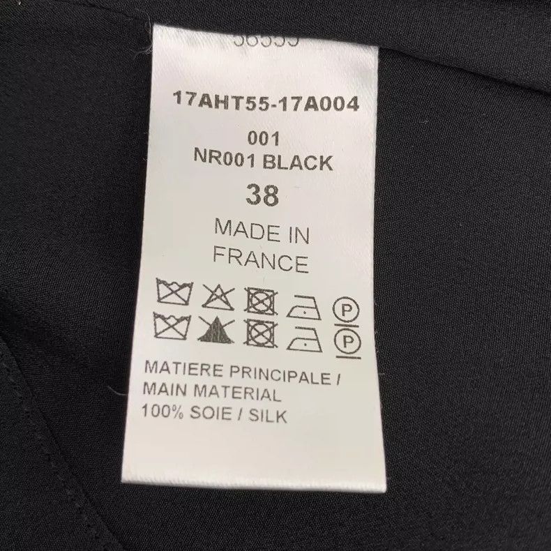Chloe Chloe Black Silk Long Sleeve Tie Top Size S / US 4 / IT 40 - 6 Thumbnail