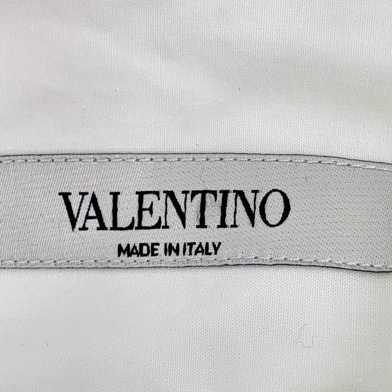 Valentino Valentino White Letter Print Long Sleeve Shirt Size M / US 6-8 / IT 42-44 - 6 Thumbnail