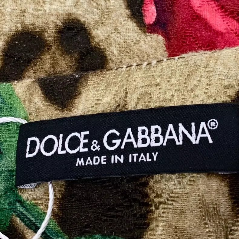 Dolce & Gabbana Dolce&Gabbana Rose Leopard Print Skirt Size 38" / US 16 / IT 52 - 5 Thumbnail