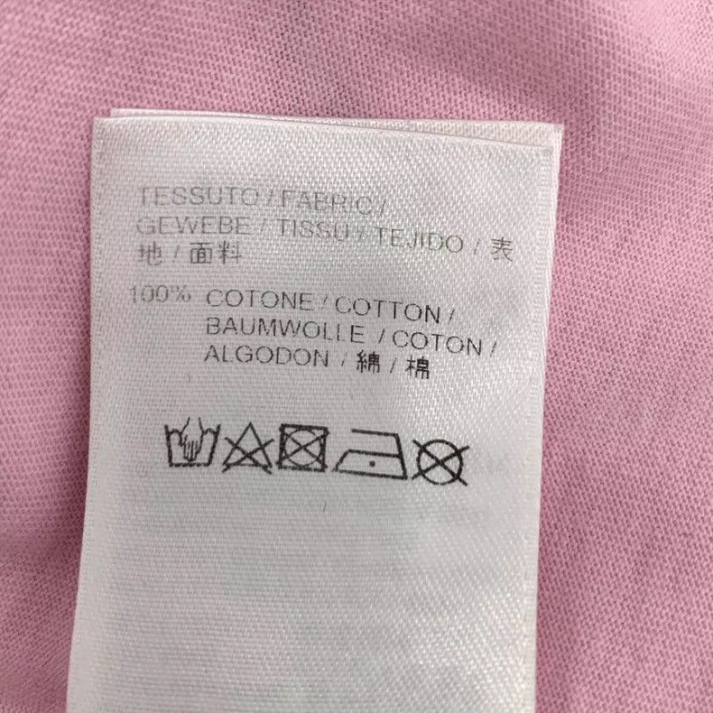 Balenciaga Pink Rose Print Cotton T-Shirt by Balenciaga Size S / US 4 / IT 40 - 7 Thumbnail