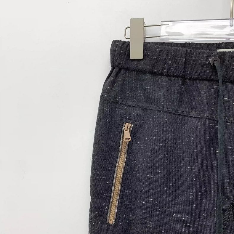 Brunello Cucinelli Brunello Cucinelli Black Gray Sporty Pants Size 38" / US 16 / IT 52 - 3 Thumbnail