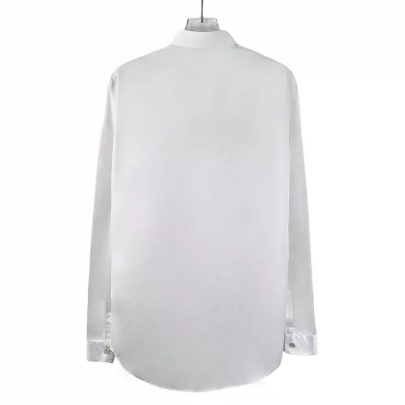 Dior Dior White Cotton Long Sleeve Shirt Size XL / US 12-14 / IT 48-50 - 2 Thumbnail