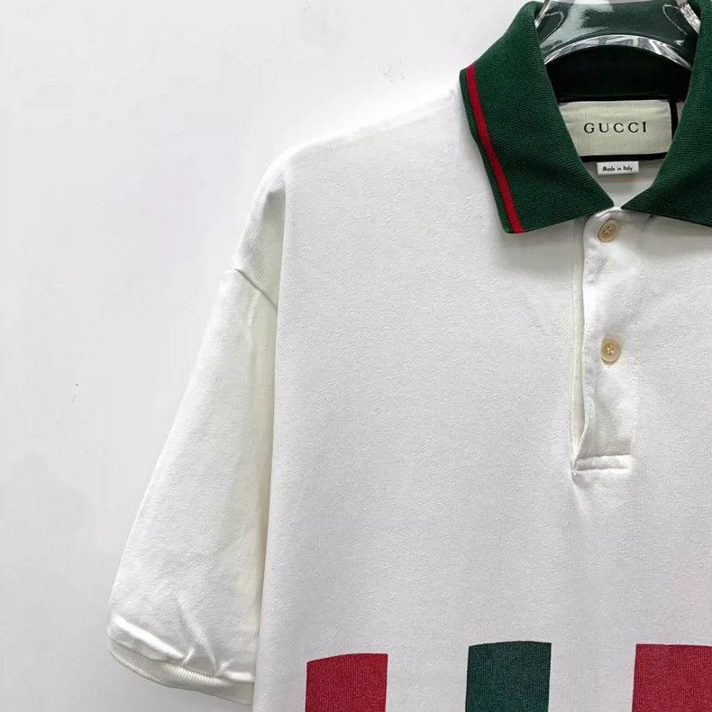 Gucci Gucci Color-Block Cotton Polo Shirt Size XS Size XS / US 0-2 / IT 36-38 - 3 Thumbnail