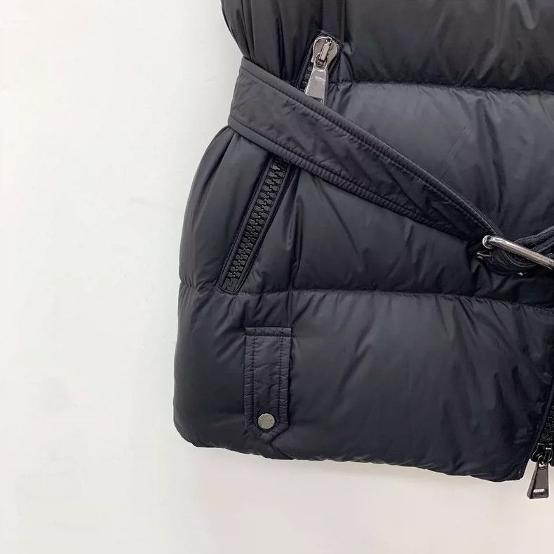 Moncler Moncler Black Padded Vest with Belt Size XXS / US 00 / IT 34 - 4 Thumbnail