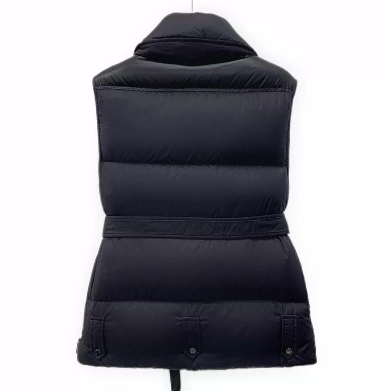 Moncler Moncler Black Padded Vest with Belt Size XXS / US 00 / IT 34 - 2 Thumbnail
