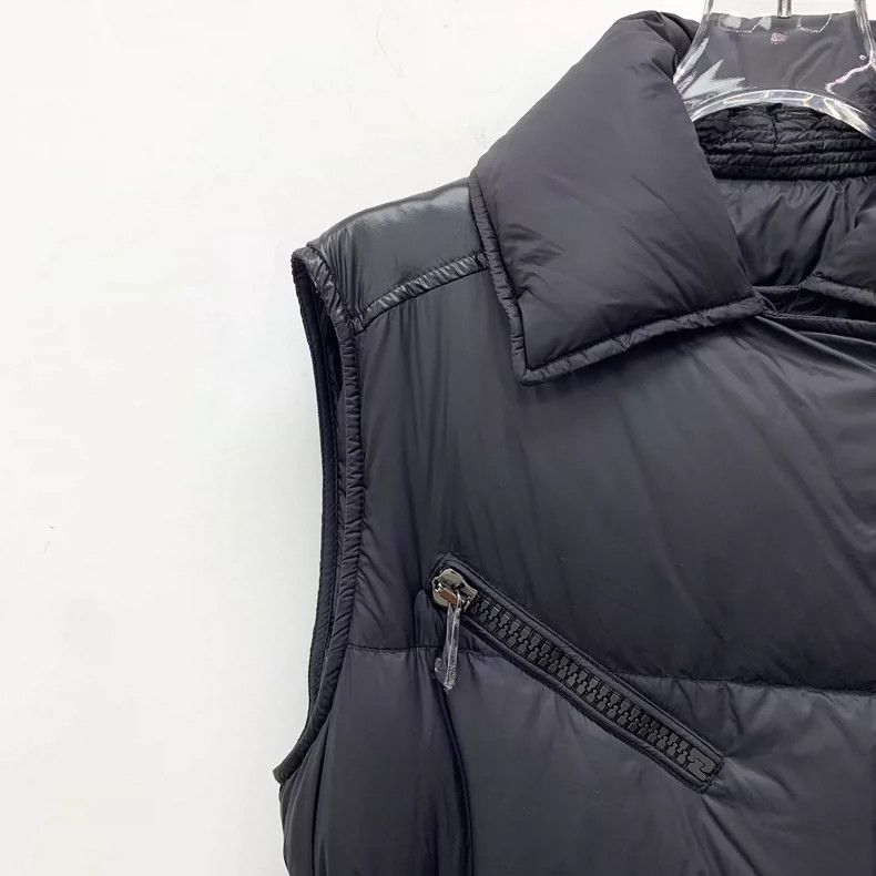 Moncler Moncler Black Padded Vest with Belt Size XXS / US 00 / IT 34 - 3 Thumbnail