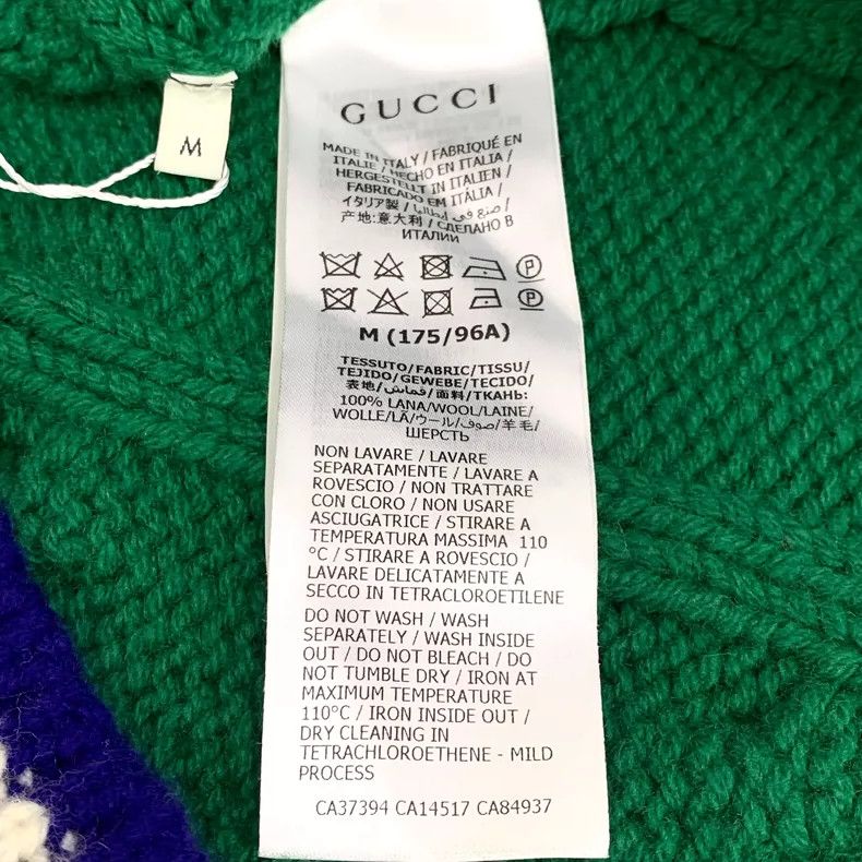 Gucci Green Cable Knit V-Neck Sweater Size M / US 6-8 / IT 42-44 - 6 Thumbnail