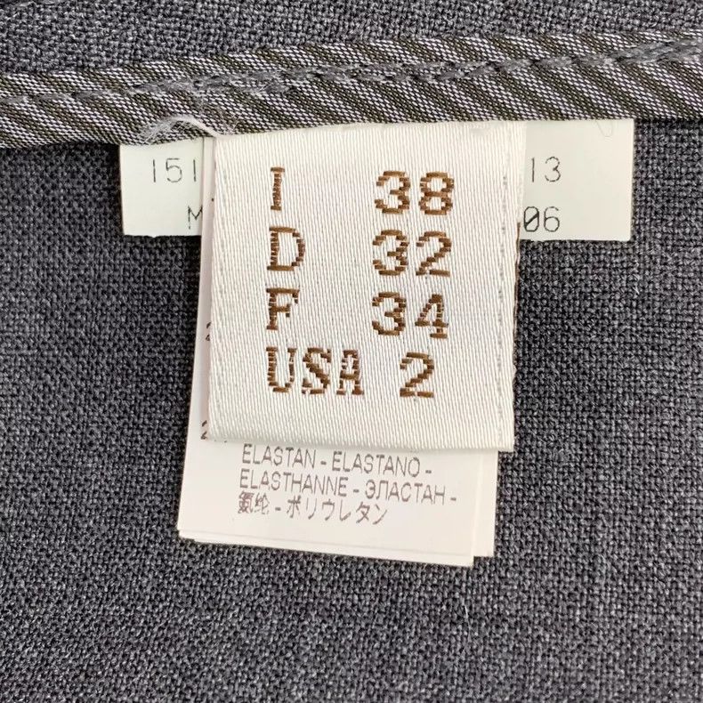 Brunello Cucinelli Brunello Cucinelli Gray Wool Casual Trousers Size 38" / US 16 / IT 52 - 7 Thumbnail