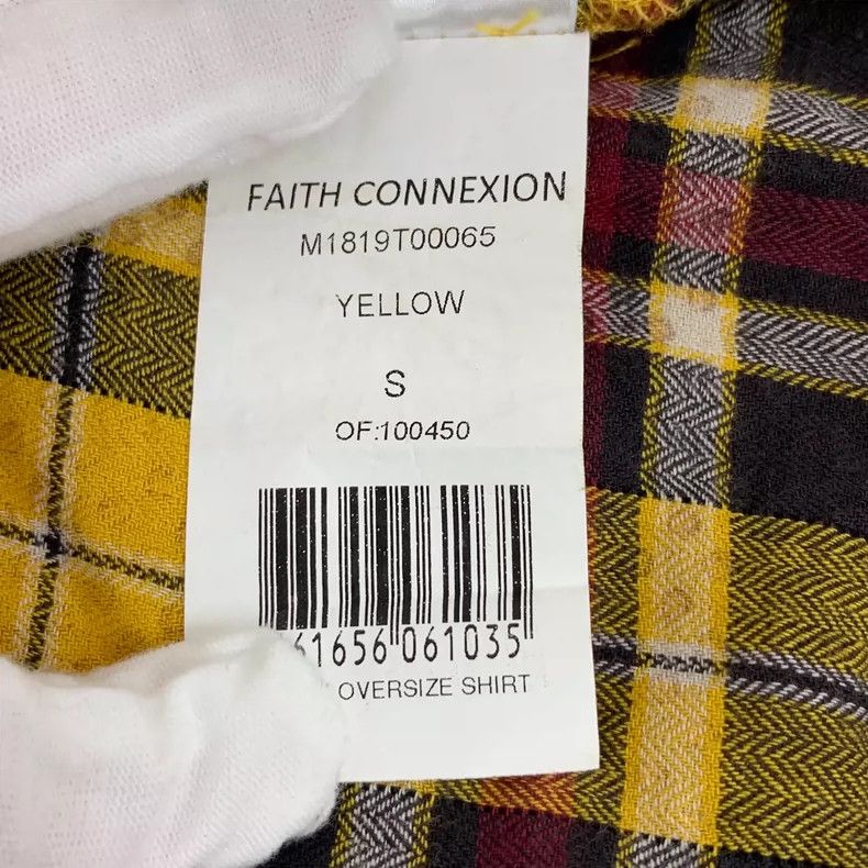 Faith Connexion Yellow Checkered Long Sleeve Button-Up Shirt Size S / US 4 / IT 40 - 8 Thumbnail