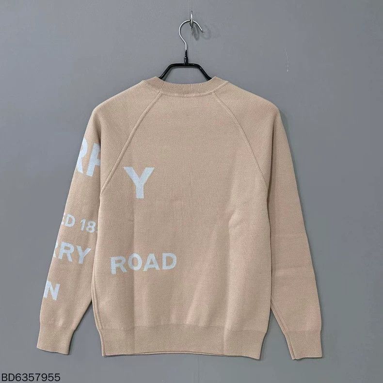 Burberry Burberry Logo Wool Sweatshirt in Khaki Size XS / US 0-2 / IT 36-38 - 3 Thumbnail