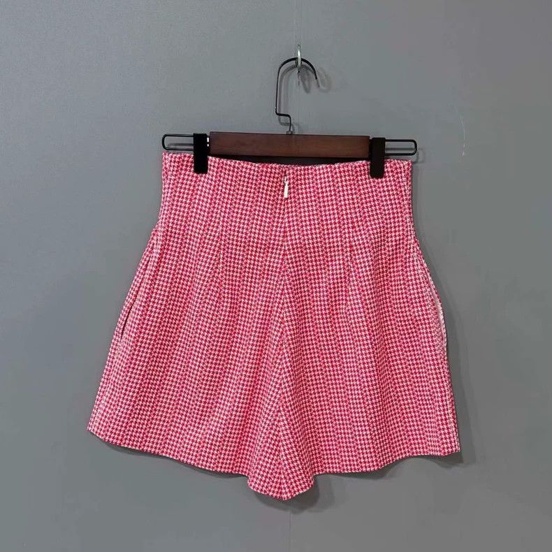 Versace Houndstooth Skirt by Gianni Versace Size 38" / US 16 / IT 52 - 3 Thumbnail