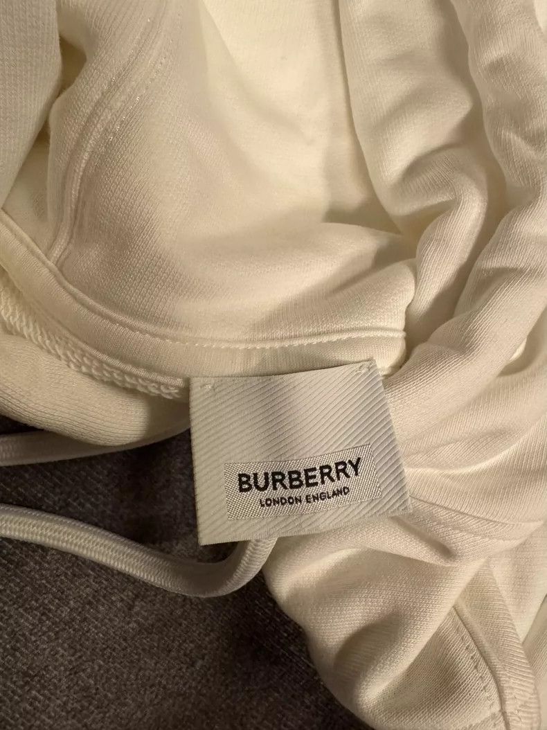 Burberry Burberry Hooded Sweatshirt with Plaid Accents Size S / US 4 / IT 40 - 3 Thumbnail