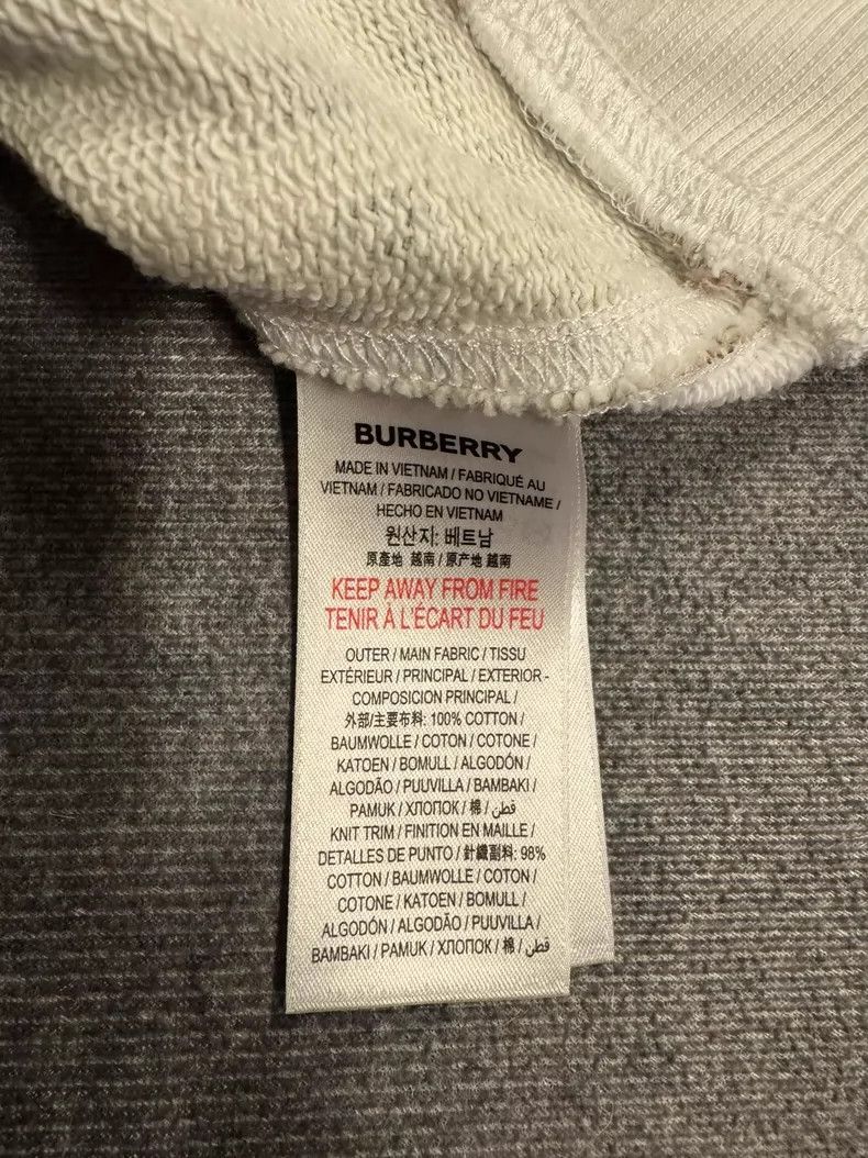 Burberry Burberry Hooded Sweatshirt with Plaid Accents Size S / US 4 / IT 40 - 4 Thumbnail