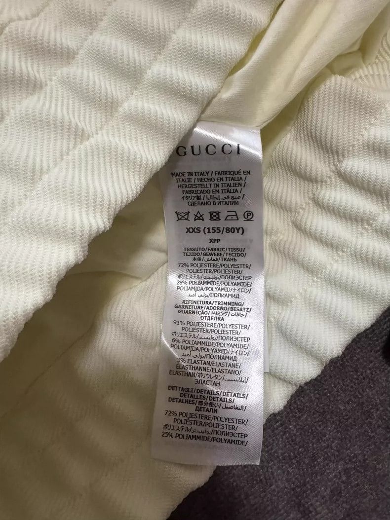 Gucci GUCCI Zip-Up Knit Jacket in Ivory Color Size XXS / US 00 / IT 34 - 5 Thumbnail