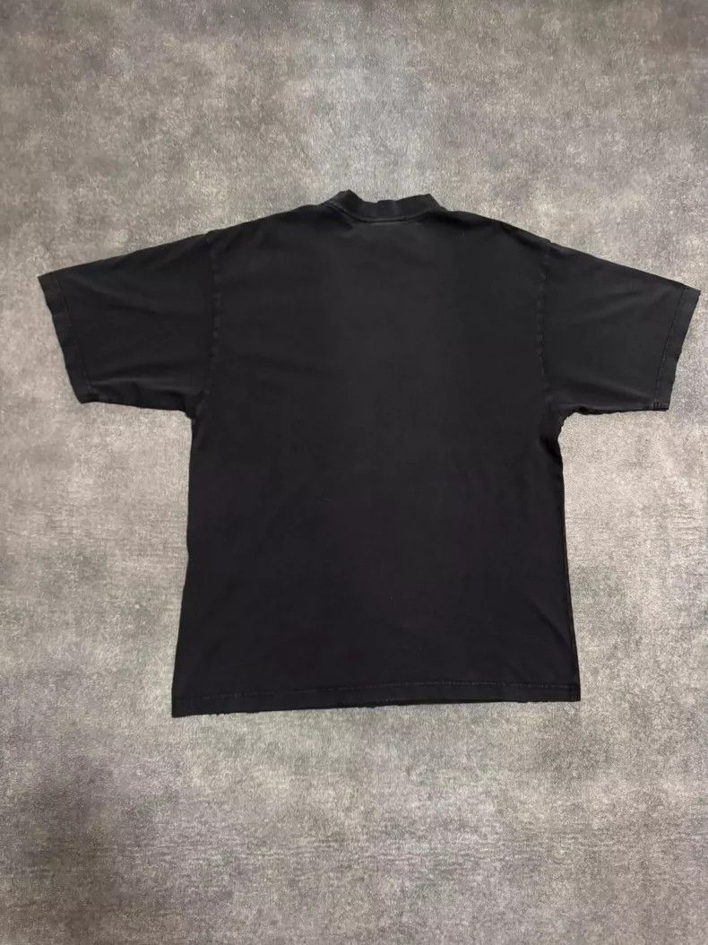 Balenciaga Balenciaga Black Loose Short Sleeve Tee Size XS / US 0-2 / IT 36-38 - 2 Thumbnail
