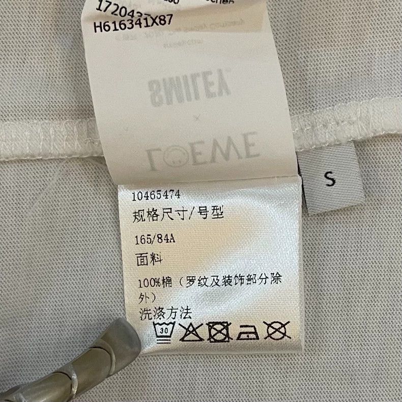 Loewe LOEWE Smiley Graphic Cotton T-Shirt Size S / US 4 / IT 40 - 5 Thumbnail