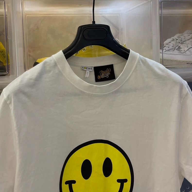 Loewe LOEWE Smiley Graphic Cotton T-Shirt Size S / US 4 / IT 40 - 2 Thumbnail