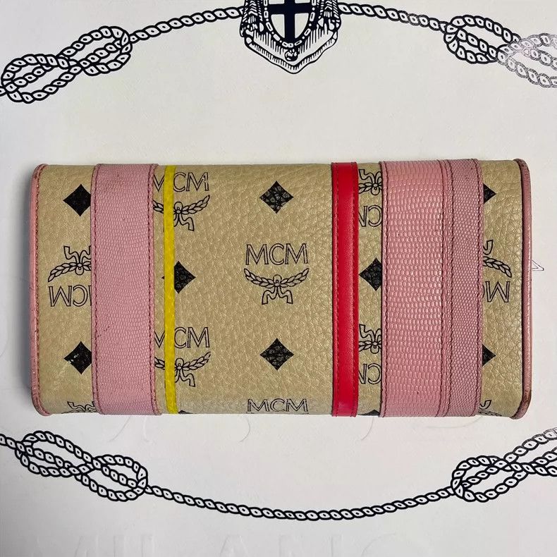 MCM MCM Women's Long Wallet Clutch Handbag Size ONE SIZE - 2 Thumbnail