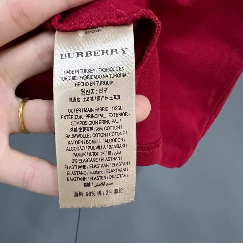 Burberry Burberry Red Polo Shirt XS Size New Size XS / US 0-2 / IT 36-38 - 4 Thumbnail