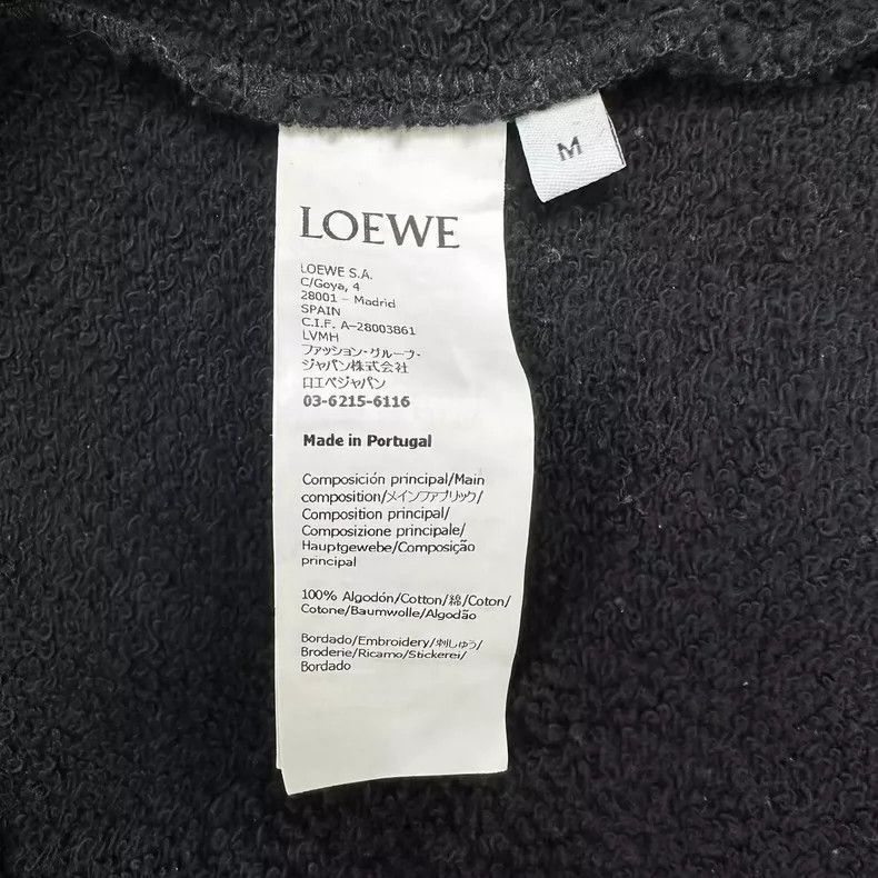 Loewe LOEWE Embroidered Logo Hoodie in Size M Size M / US 6-8 / IT 42-44 - 4 Thumbnail