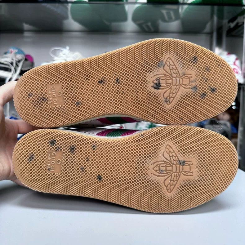 Gucci Gucci Sneakers Pink Green Size 36 Size US 6 / IT 36 - 7 Thumbnail